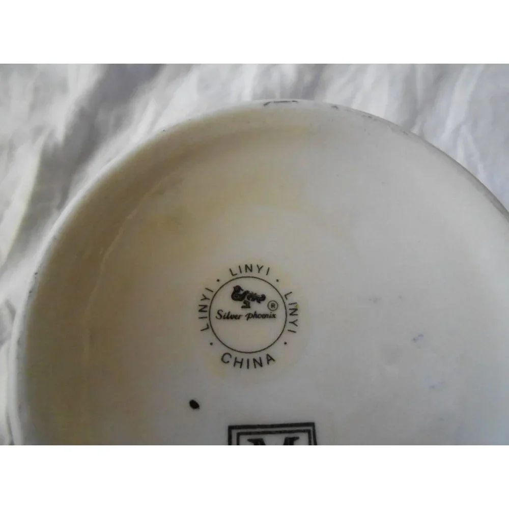 Collectible LINYI Silver Phoenix Making the Difference Coffee Mug Cup Blue Stars